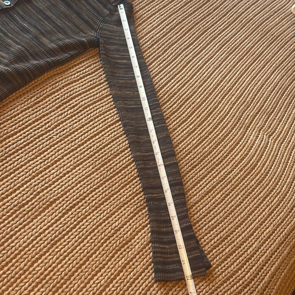 Theory slim fit polo neck button up shirt sz petite - Picture 12 of 13